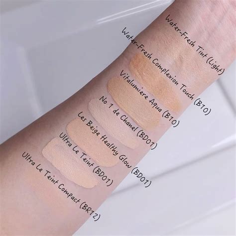 chanel foundation touche de teint|Chanel foundation color chart.